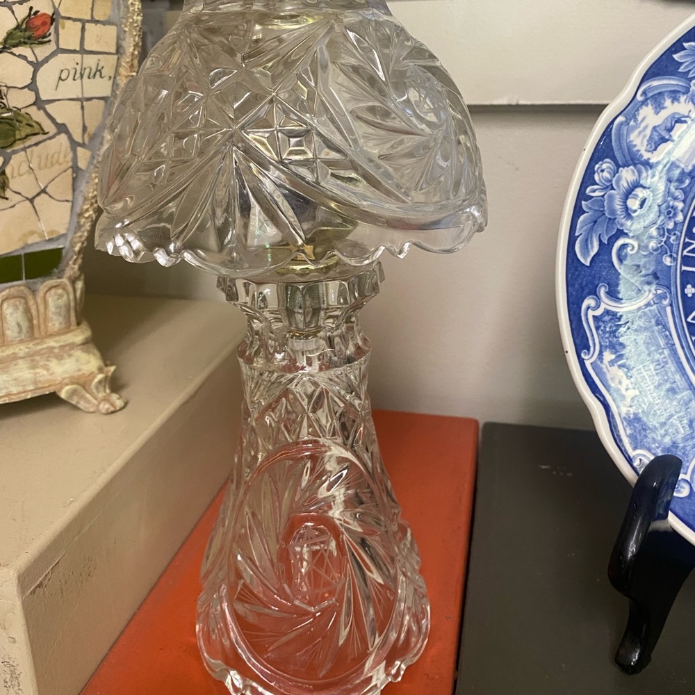 Vintage Crystal Lamp